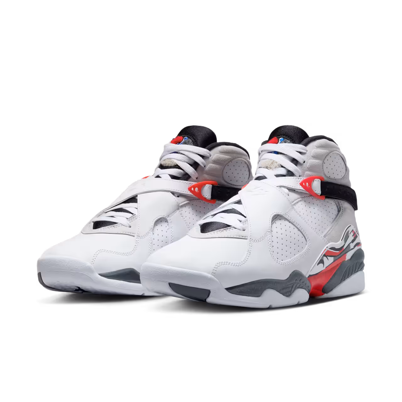 Air Jordan 8 White and True Red 3