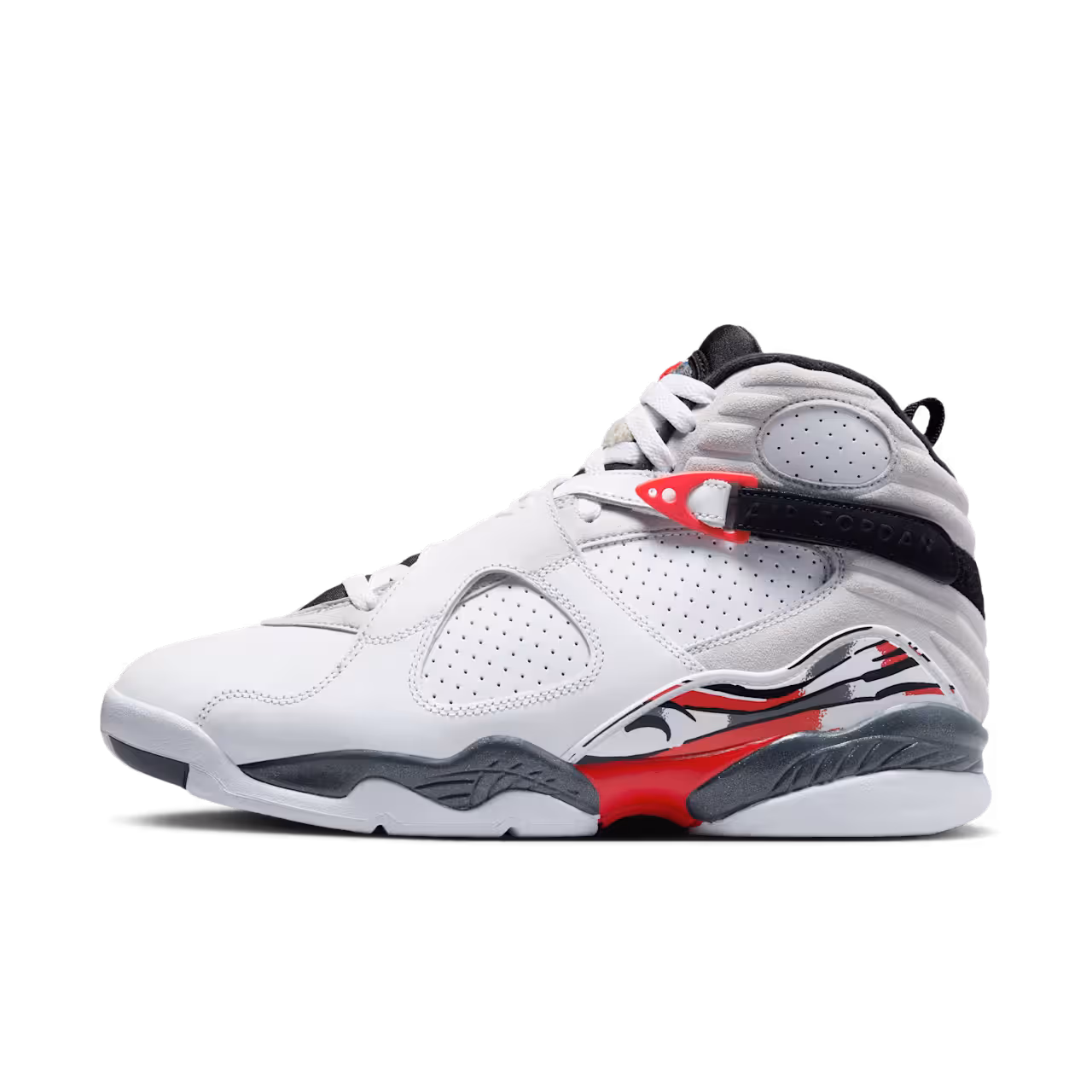 Air Jordan 8 White and True Red
