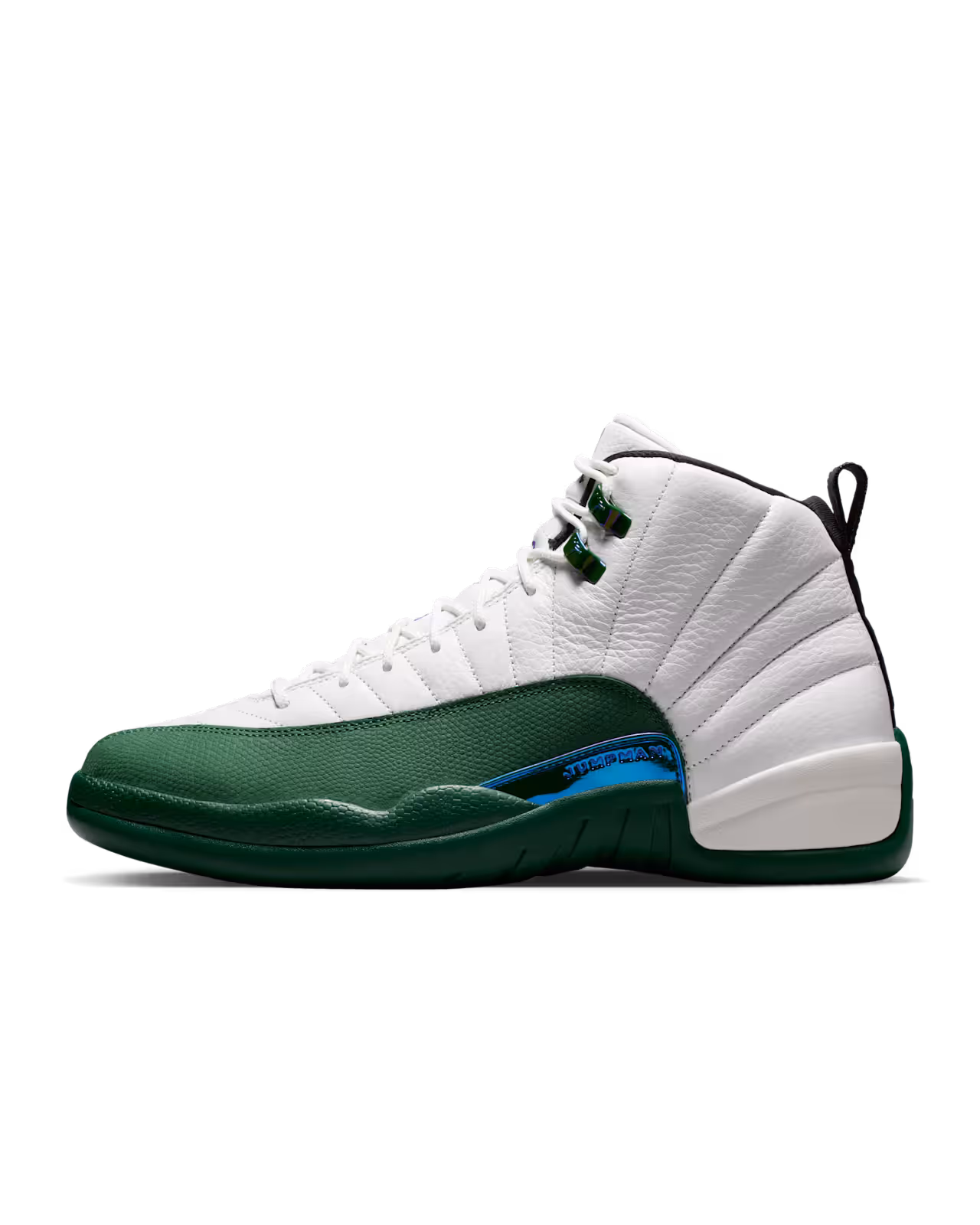Retro 12 Summit White and Gorge Green